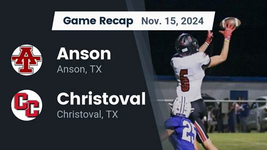 Football Recap: Anson Skates Past Christoval with Ease
