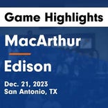 Basketball Game Recap: Edison Golden Bears vs. Brackenridge Eagles