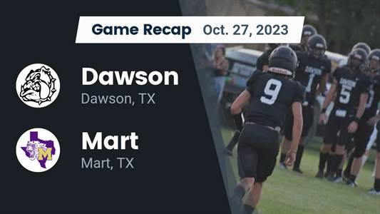 Mart beats Dawson for their ninth straight win