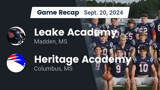 Football Game Preview: Leake Academy Rebels vs. Copiah Academy C