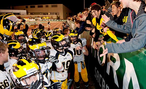 Del Oro and its fans are likely heading south for the CIF Bowl Games.