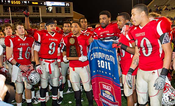 Page celebrated an improbable state title run.