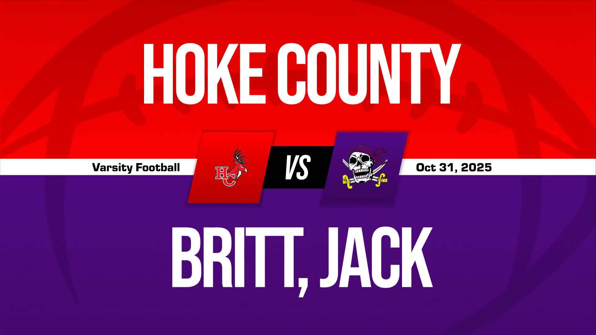 Football Game Preview: Jack Britt Buccaneers vs. Davie County War Eagles