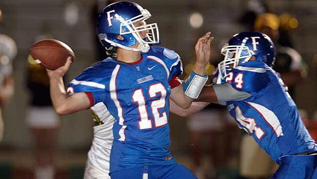 Jake Browning and Folsom moved up one spot after defeating San Ramon Valley (Danville).