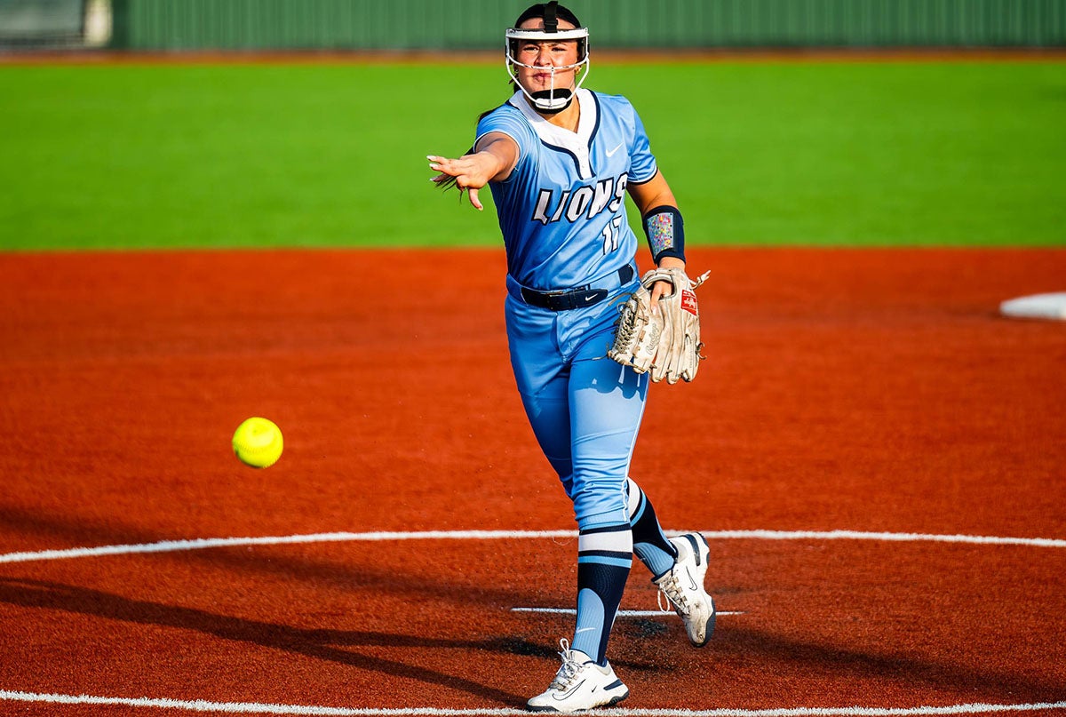Sara Wiggins led No. 2 Lake Creek to the state championship this weekend after winning two games and recording five hits in the semifinals. The Wichita State signee is on the MaxPreps National Player of the Year watch list as one of the best pitchers and hitters in the nation. (PHOTO: Rafael Lopez)