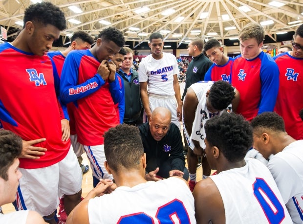 Head coach Mike Jones and DeMatha are one of three Washington Catholic Athletic Conference teams in the media composite rankings.