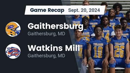 Football Game Preview: Gaithersburg Trojans vs. Sherwood Warrior