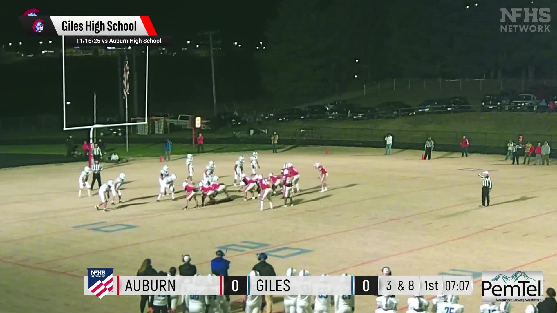 Football Recap: Giles' Loss Ends Five-Game Winning Streak at Home + How To Watch