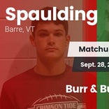 Football Game Recap: Spaulding vs. Burr & Burton