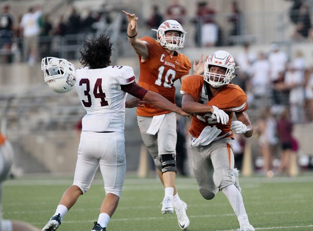 Round Rock Westwood quarterback Will Jennings has helped the Warriors to a 3-1 start after an 0-10 season last year.