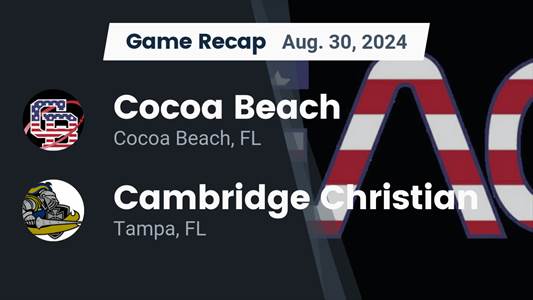 Football Game Preview: Cocoa Beach Plays at Home