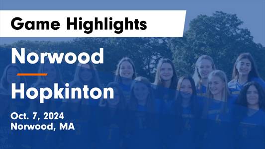 Volleyball Recap: Norwood Comes Up Short