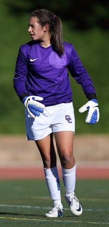 Cherry Creek goalie Alex Kahalley.