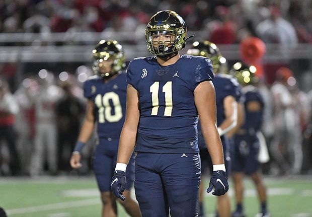 Matayo Uiagalelei and No. 1 St. John Bosco head into Texas for the first time to face Allen.