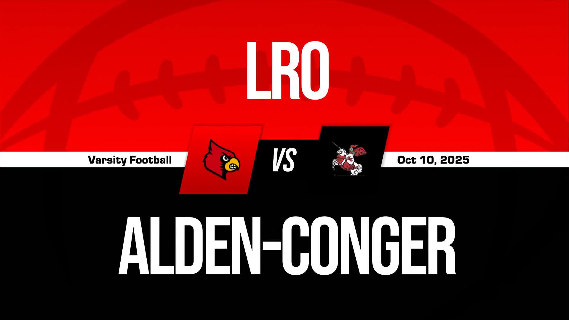 Football Recap: Alden-Conger Finds Playoff Glory Versus Granada-Huntley-East Chain/Truman