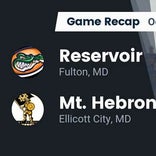 Football Game Recap: Mt. Hebron Vikings vs. Reservoir &#39;Gators