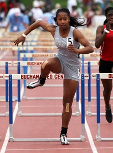 Poly's Melia Cox has been nearly
perfect the last three weeks.