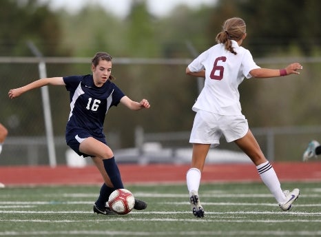 The Colorado Springs metro area is at the center of the Class 4A girls soccer universe this season. Five area teams are ranked in the top 10, including defending champion Air Academy, with standout Brooke Baden (16).
