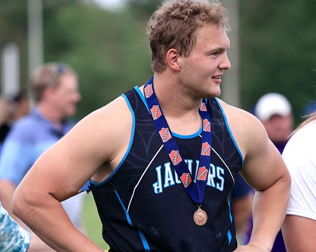 Graves finished fifth at the state track and field championships with a shot put mark just below 54 feet. 