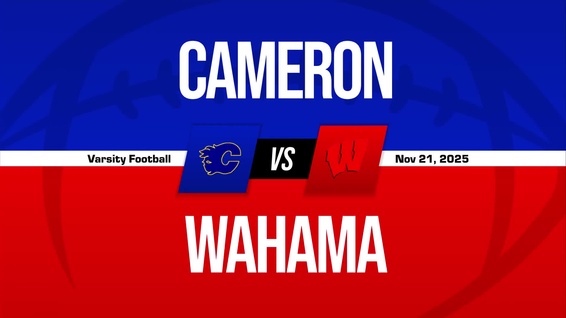 Football Recap: Cameron Takes a Loss + How To Watch