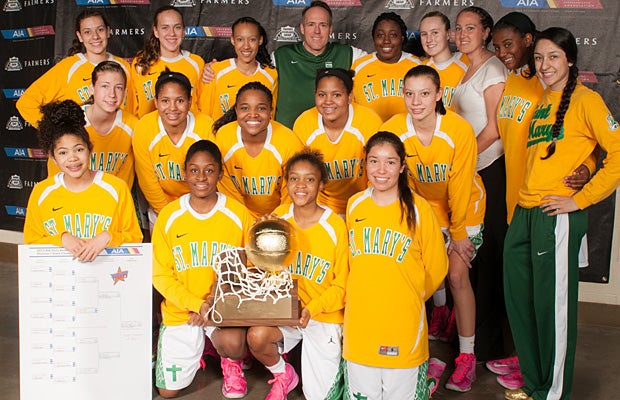 No. 7 St. Mary's of Phoenix has already wrapped up its state title. Now the Knights wait to see where they will end up in the final rankings.