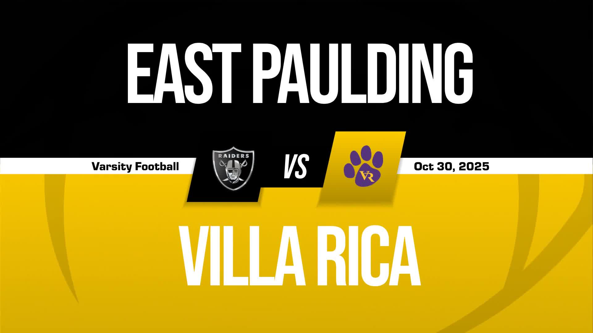 Football Recap: Villa Rica Takes a Loss