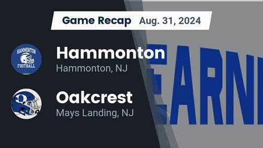 Football Game Preview: Hammonton Leaves Home