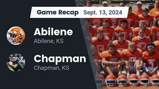 Football Recap: Chapman Comes Up Short Despite  Cade Hanney's St