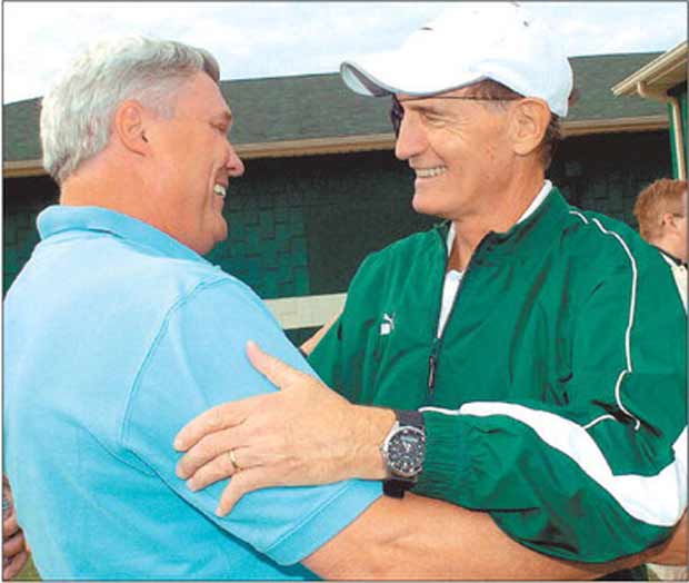 Cesar Chavez High coach Jim Rattay, right, has himself on the cusp of career victory No. 300.