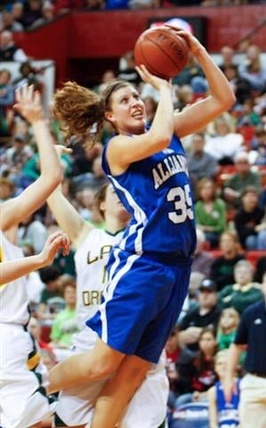 Jordan Hooper scored 47 in her prep finale. 