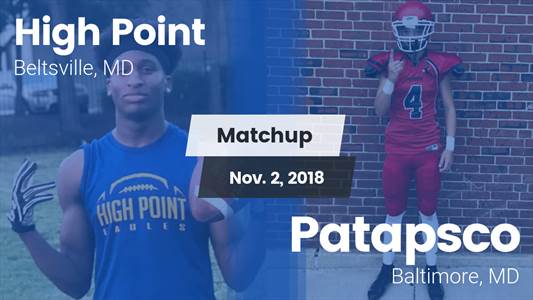 Football Game Recap: Patapsco vs. High Point