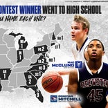 Where did past NBA Slam Dunk Contest and 3-Point Shootout champions go to high school?