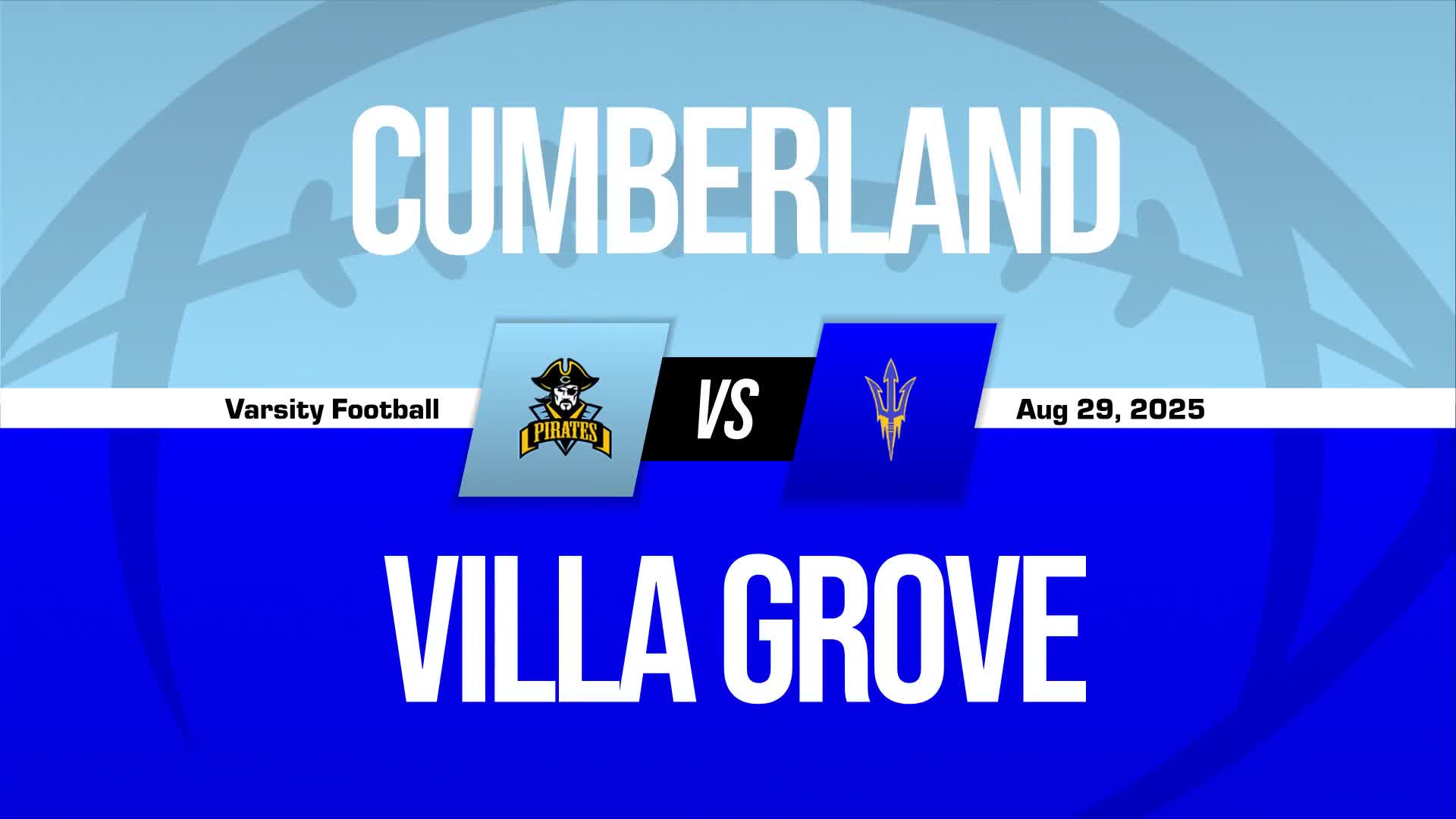 Football Game Preview: Cumberland Pirates vs. Sangamon Valley/Tri-City Storm