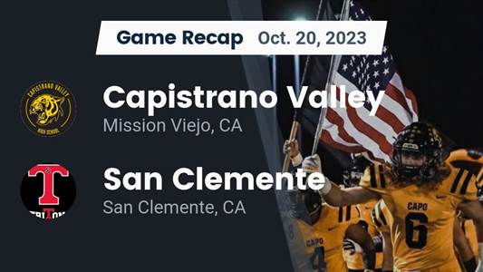 San Clemente beats Capistrano Valley for their third straight win