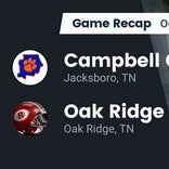 Football Game Recap: Clinton Dragons vs. Oak Ridge Wildcats
