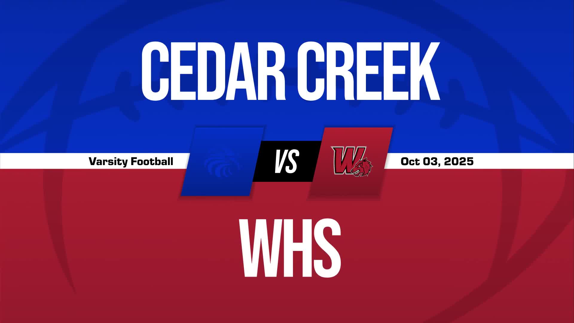 Football Recap: Cedar Creek Triumphs