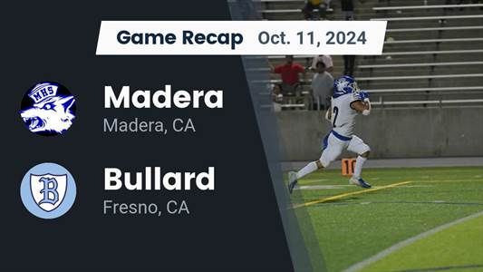 Football Recap: Madera Takes a Loss