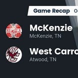 Football Game Recap: West Carroll War Eagles vs. McKenzie Rebels