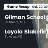 Football Game Recap: Loyola Blakefield Dons vs. Gilman Greyhounds