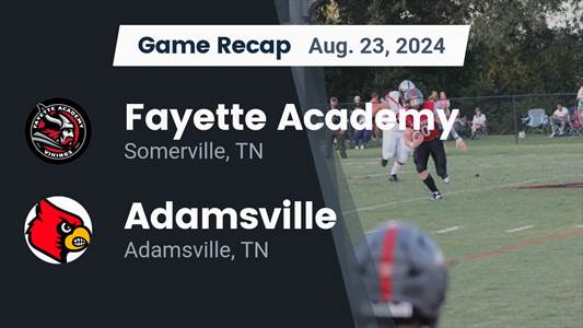 Football Game Preview: Fayette Academy on Home-Turf