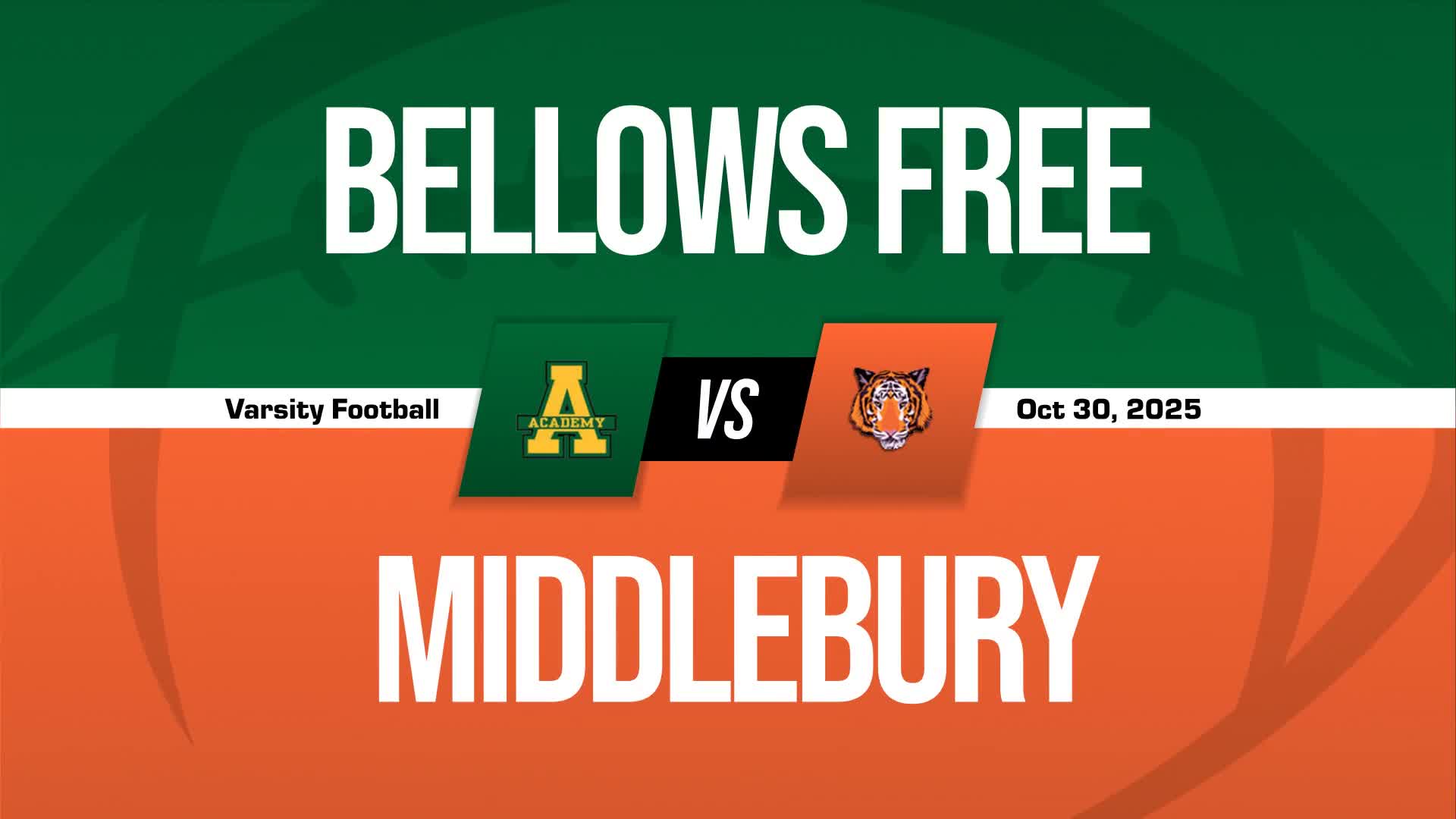 Football Recap: Middlebury Finds Playoff Glory Versus Burr & Burton + How To Watch