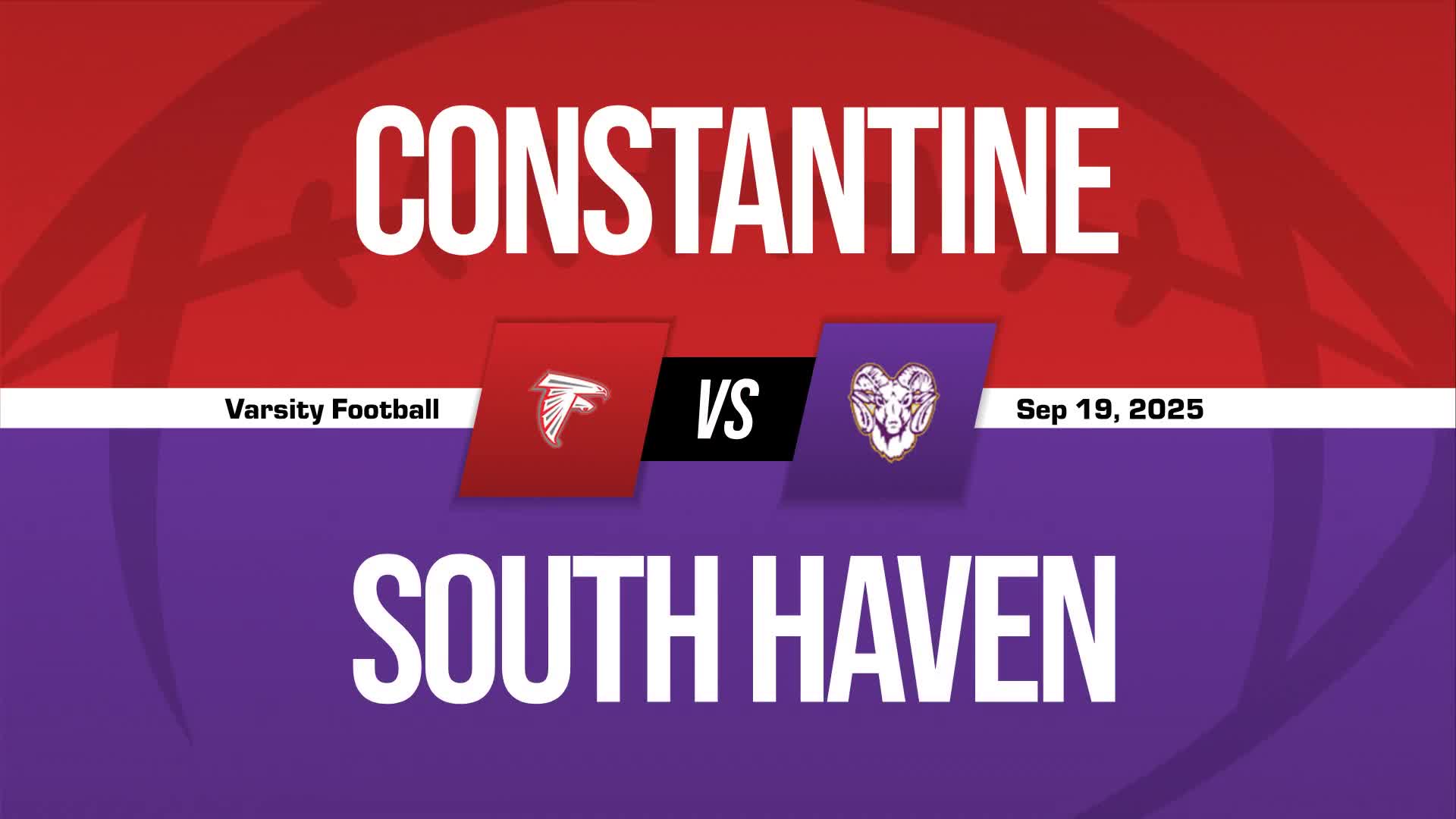 Football Game Preview: Constantine Falcons vs. Parchment Panthers + Official Tickets