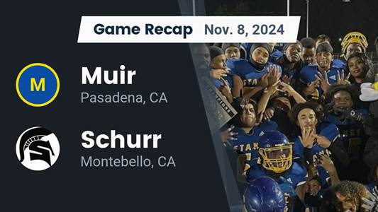 Football Recap: Schurr's Winning Streak Snapped at Eight Games