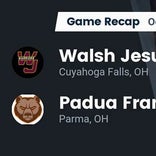 Football Game Recap: Padua Franciscan Bruins vs. Walsh Jesuit Warriors