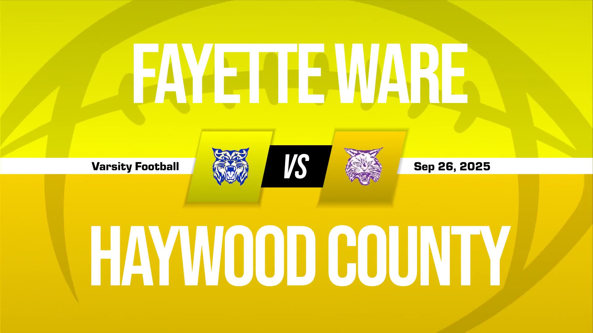 Football Recap: Haywood Piles Up the Points Against Fayette Ware
