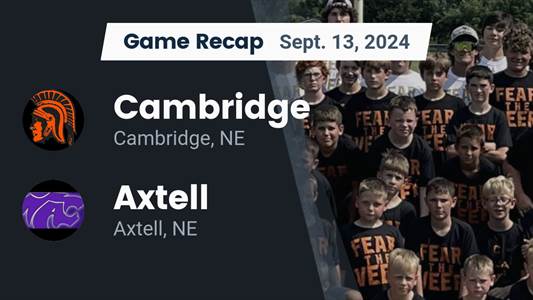Football Recap: Cambridge Piles Up the Points Against Bertrand