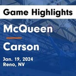 Basketball Game Recap: Carson Senators vs. McQueen Lancers