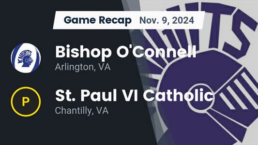 Football Recap: Bishop O'Connell Takes a Loss