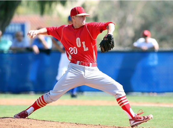 Brent Wheatley earned the win Friday for Orange Lutheran. The Lancers earned sole possession of first place in the Trinity League and are very likely to keep the No. 1 spot in the Freeman rankings.