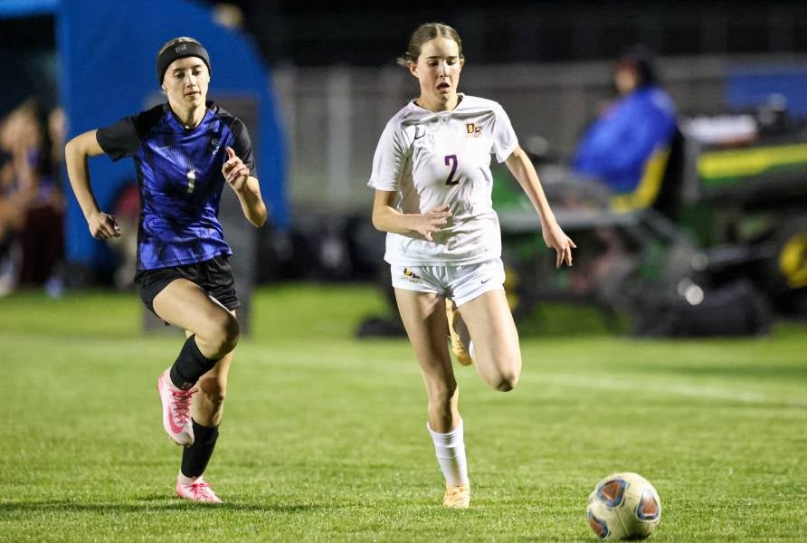 DeForest advanced to the WIAA state tournament for the first time in program history. Shown here is freshman Allison Rusch, who scored an unassisted overtime goal in the Norskies sectional semifinal win over Monona Grove. (PHOTO: Denise Jacob)  